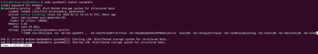 dslab cassandra ubuntu